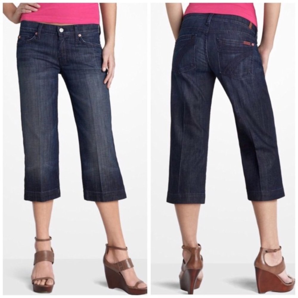7 For All Mankind Crop dojo jeans